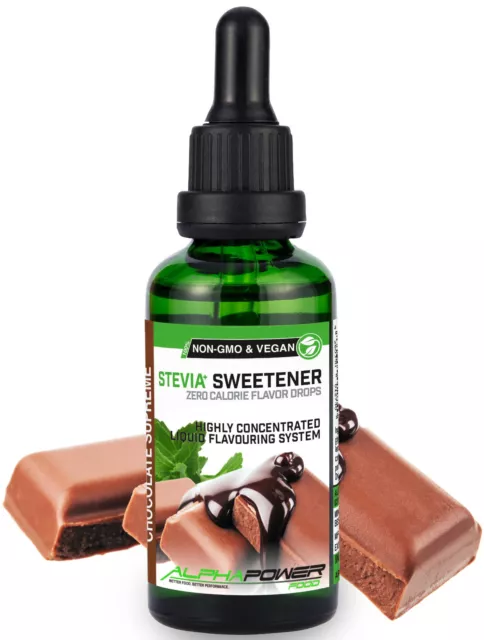 Stevia Flavour Drops 50ml im Set (2x/5x) Sweetener Aroma Liquid Flavor Backaroma