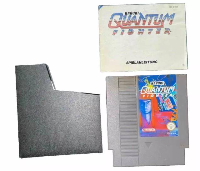 Nintendo NES Quantum Fighter PAL B Modul + Anleitung getestet guter Zustand GER