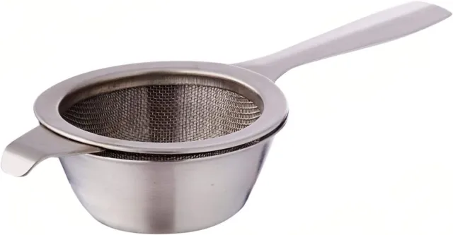 Acence Stainless Steel Tea Strainer Fine Mesh Loose Leaf Tea Infuser with Cup