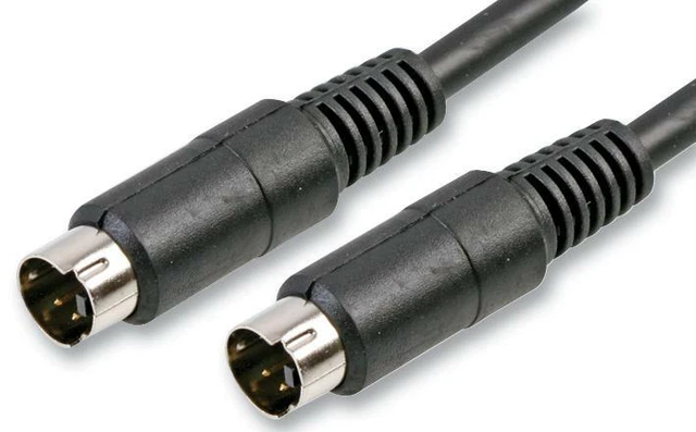 Câble SVHS S-Video Fiche Vers Fiche 3m - Connecteur Mini DIN 4 Broches Plaqué Or | Pour Vidéo Haute Qualité