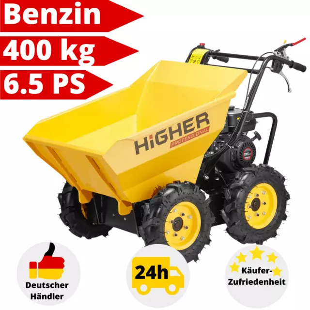 Dumper Minidumper Motorschubkarre Benzin Raddumper Muldenkipper Transporter 4x4
