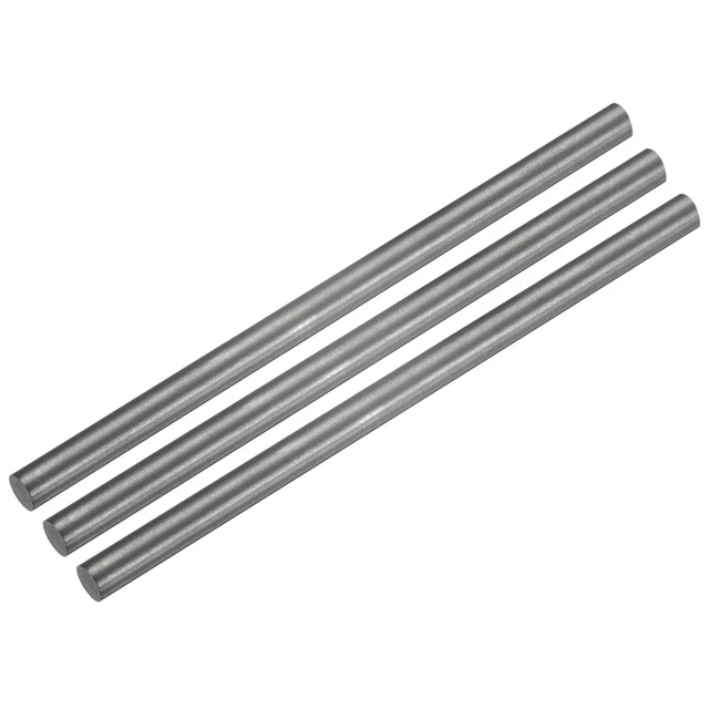 Graphite Rod Graphite Stirring Rod Stick Rod 150x6mm Black, Pack of 3