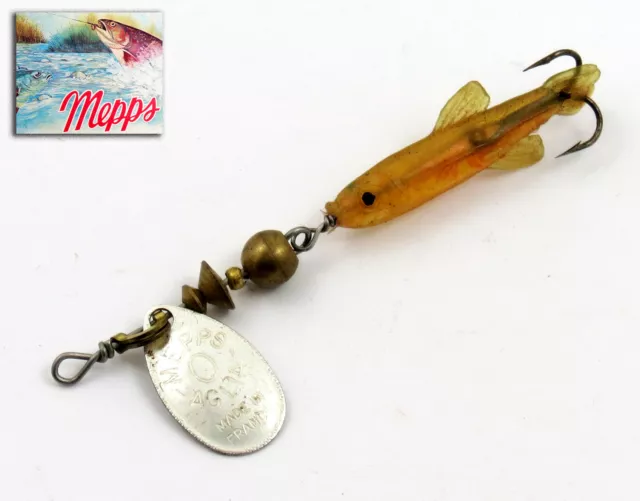 Mepps cuiller Aglia TW Salmon Minnow N° 0 argentée 6 cm 2,5 grs