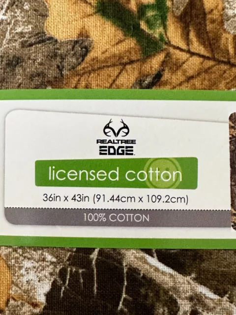 PRECUT 1 YARD FABRIC – Real Tree Edge - Realtree Licensed – Camo