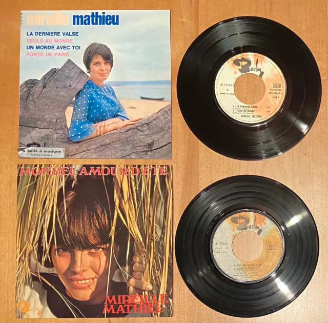 1 Disque Vinyle LP 33 Tours - Barclay 880352 Stéréo - Mireille Mathieu -  Made in France : La Dernière Valse, La Vieille Barque, Quand fera-t-il jour