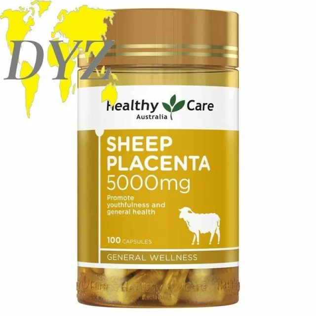 Placenta de mouton Healthy Care 5000 mg (100 gélules)