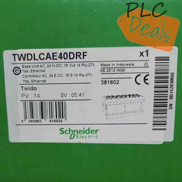 1PC New in Box SND Twido TWDLCAE40DRF Programmable Logic Controller Base Unit