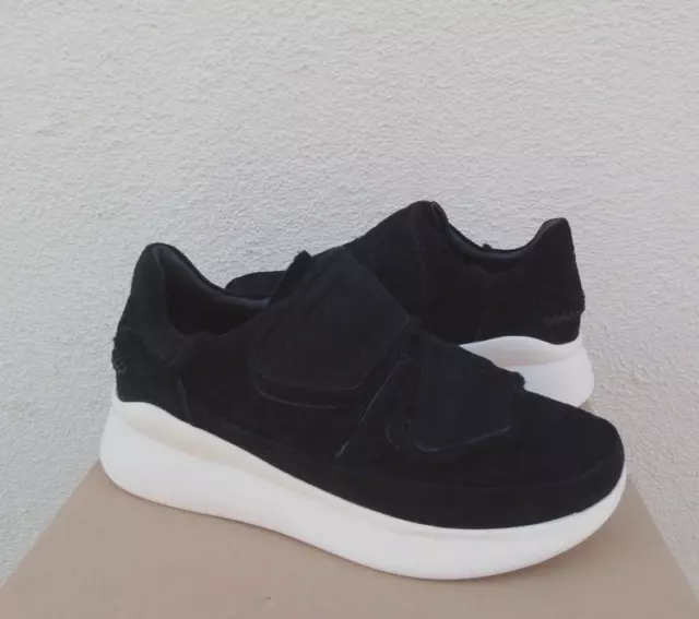 UGG ASHBY SPILL Seam Shoes Womens 10 Black Suede Ultralight Trainer Treadlite 30.04 PicClick UK