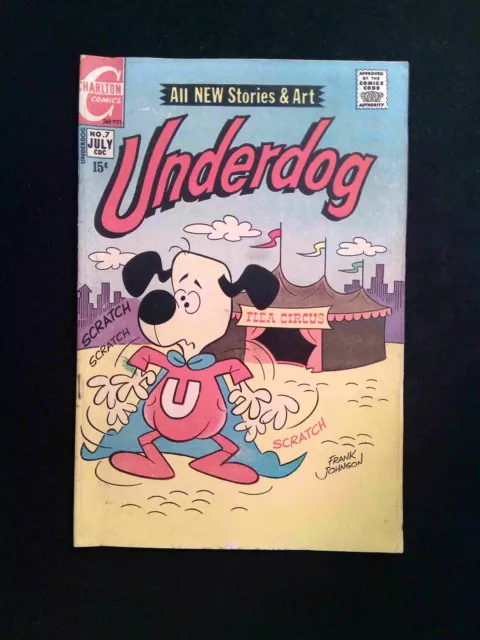 UnderDog #7  CHARLTON Comics 1971 FN