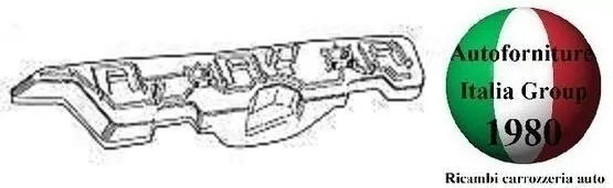 Staffa Guida Paraurti Anteriore Ant Dx Per Fiat Grande Punto Dal 2005>2009