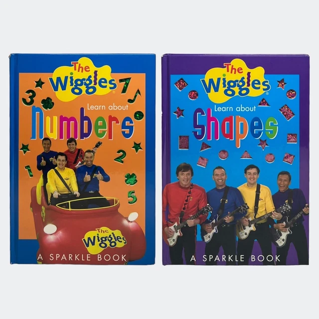 THE WIGGLES A Sparkle Book Bundle - Learn About Numbers + Shapes ...
