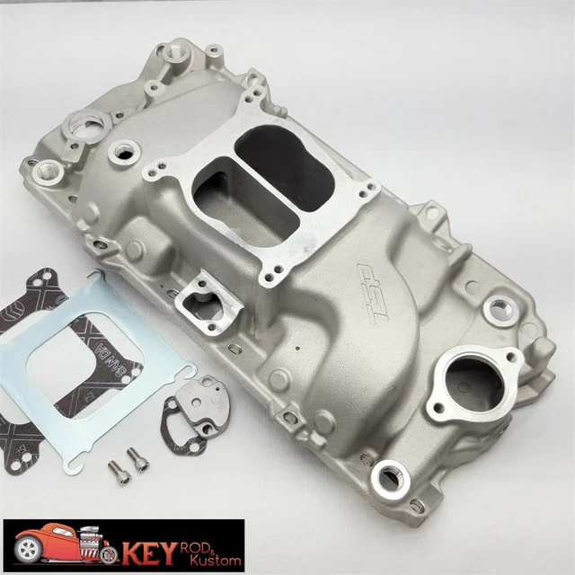 BIG BLOCK CHEVY Satin Cast Aluminum Intake Manifold Oval Port 454 427