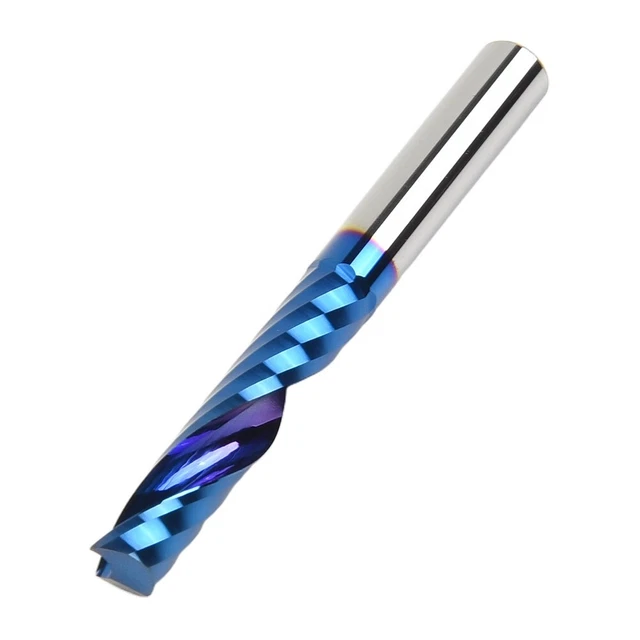 Mulino finale nylon PVC 4/6 mm gambo nano blu panade router bit scanalatura singola