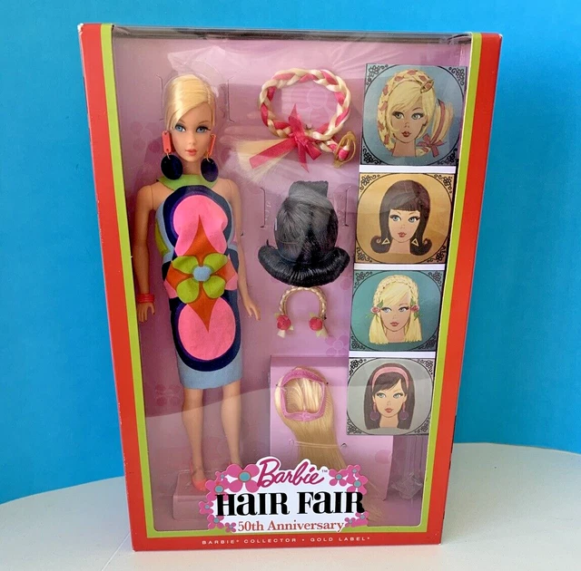 Barbie hair fair 50th anniversary hotsell