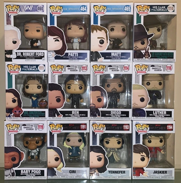 Pop! Bundle - TV: Witcher - His Dark Materials - Leftovers - Umbrella Academy