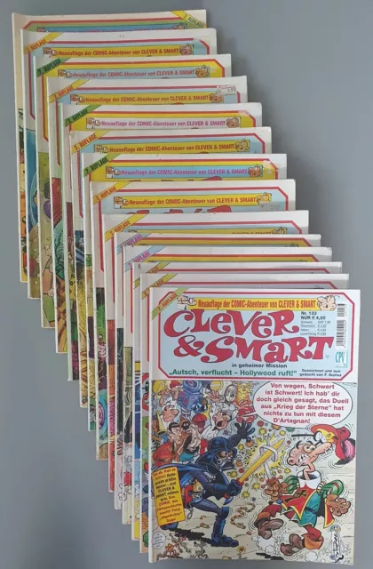 Clever+Smart, Nr. 1-25, 35-133, Carlson Verlag 1979, 23 Hefte