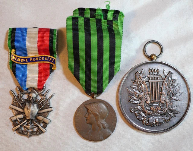 LOT DE MÉDAILLES françaises guerre Franco-allemande de 1870 - XIX ième