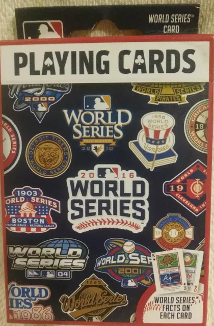 MAJOR LEAGUE BASEBALL World Series Playing Cards Standard Deck NIB Collectible