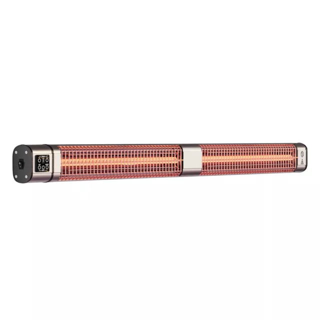 ROBERTO | Deckenheizstrahler | Edelstahl | 3000W | 3 Heizstufen | Heizstrahle...