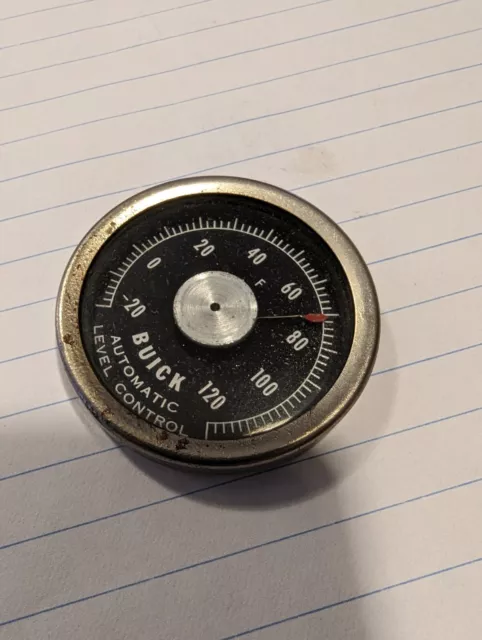 VINTAGE BUICK CAR/HOME Metal Thermometer, Temperature Accessory £37.99 -  PicClick UK