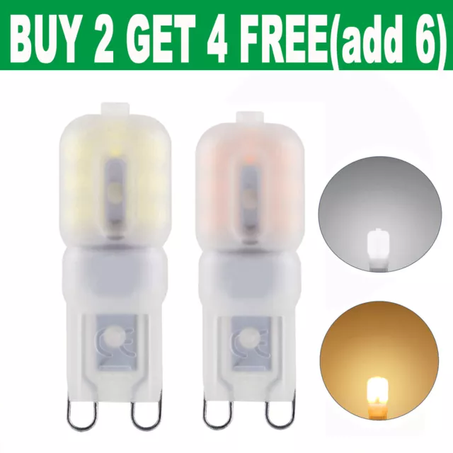 G9 LED 3W=30W Capsule Light Bulb True Replacement For G9 Halogen Light Bulbs.