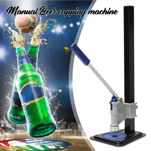 High Quality Manual Bench Capping Machine Brew Bottle Sealer Beer Capper Blue