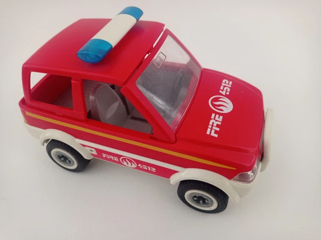Playmobil Vehicule Voiture Pompier   A2