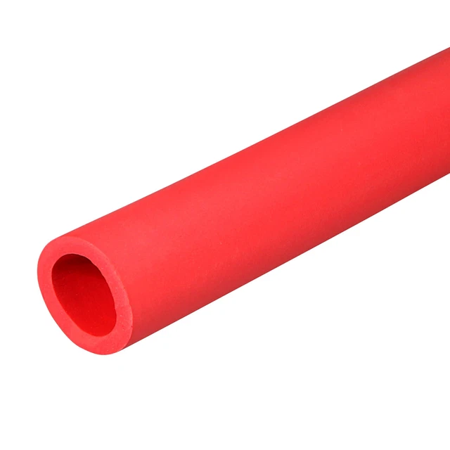 Foam Grip Tubing Handle Grips 22mm ID 32mm OD 6.6ft Red for Tools Handle