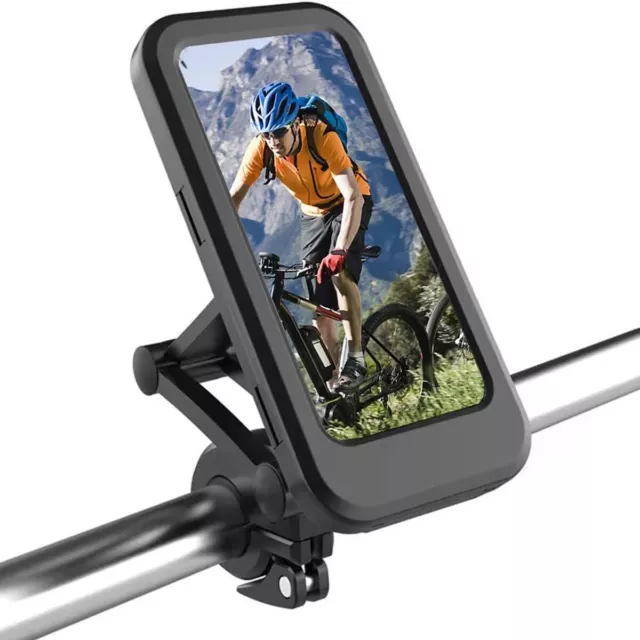 Porta Cellulare Custodia Impermeabile Smartphone Con Supporto Bici Moto As-05832