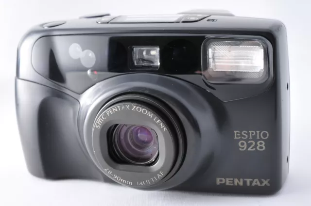 [EXC++++] Pentax ESPIO 928 Black Point & Shoot 35mm Film Camera From JAPAN