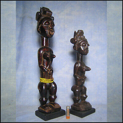 COUPLE ATTYE rci art tribal africain AFRICANTIC statue africaine african Afrique