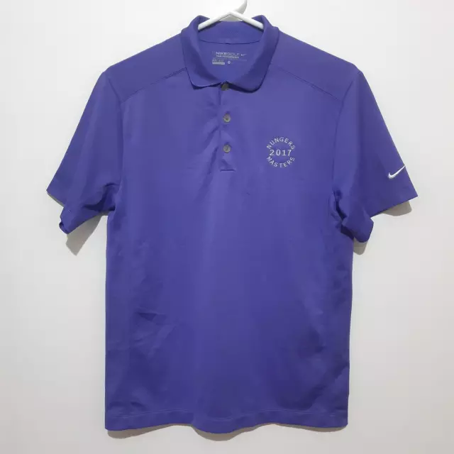 NIKE GOLF PURPLE men s dri fit polo shirt L 30.07 PicClick AU
