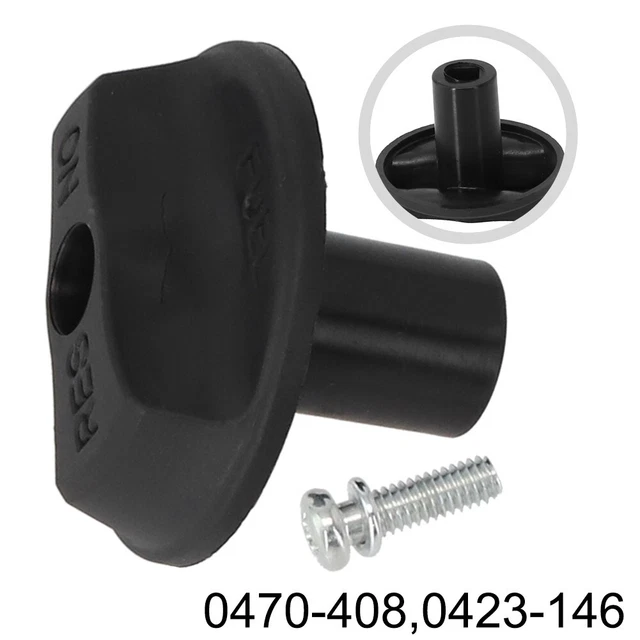 Auf / Aus Schraube Petcock Schalter Benzin Ventil 0423-146 1pc 2001-2005 Schwarz