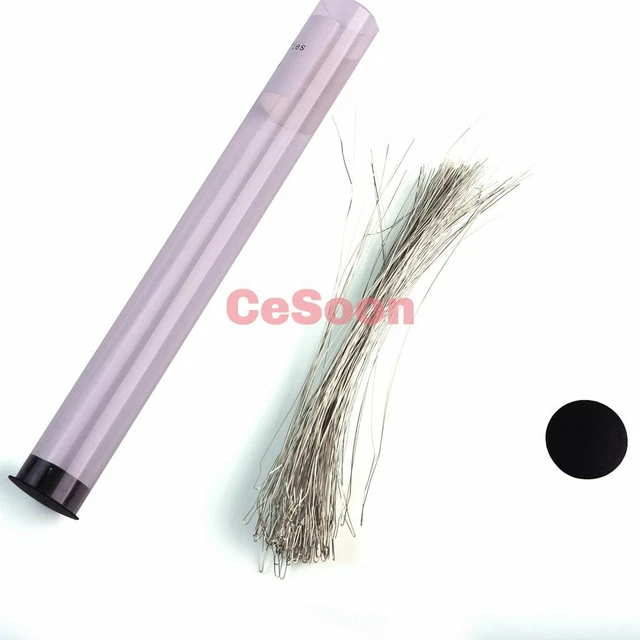 100Pcs Dental Orthodontic Preformed Kobayashi SS Ligature long Tie Wires 0.010mm