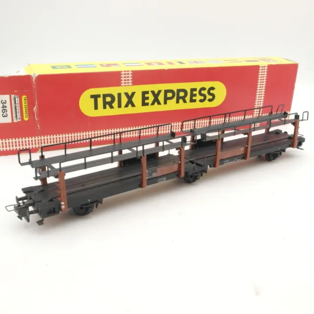 Trix Express H0 3463 Doppelstock-Autotransporter der DB in OVP QR1044