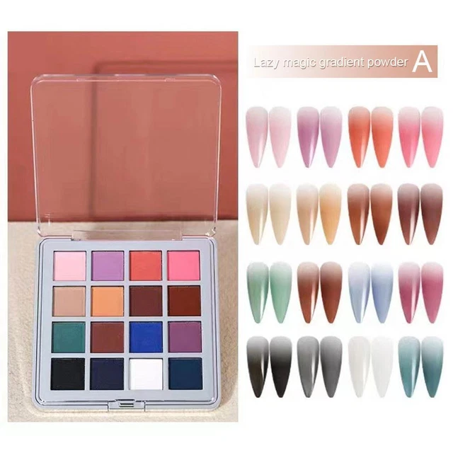 Nail Art Mirror Magic Gradual Powder Super-fine Colorful Nail Art Dust B4I5