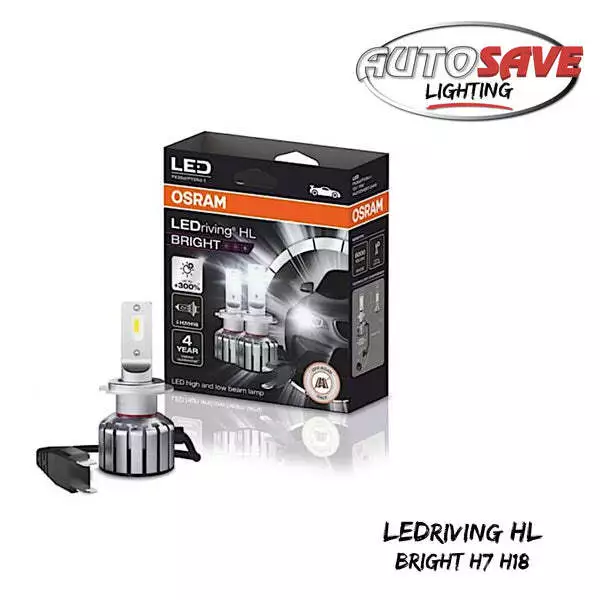 Osram LED high and low beam lamps LEDriving HL EASY H7/H18 (2pcs
