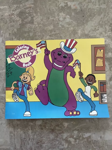 Barney And The Backyard Gang Coloring Book 1990 25000 Picclick