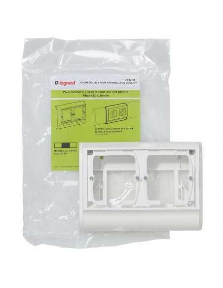 LEGRAND - Interrupteur poussoir plastique gris 2 pôles - 230V (Neuf