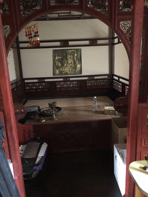 Chinesisches Bett, Opiumbett, Himmelbett