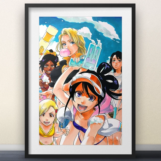 BLEACH GIRLS ON the Beach de Kubo - Impresión 11x17