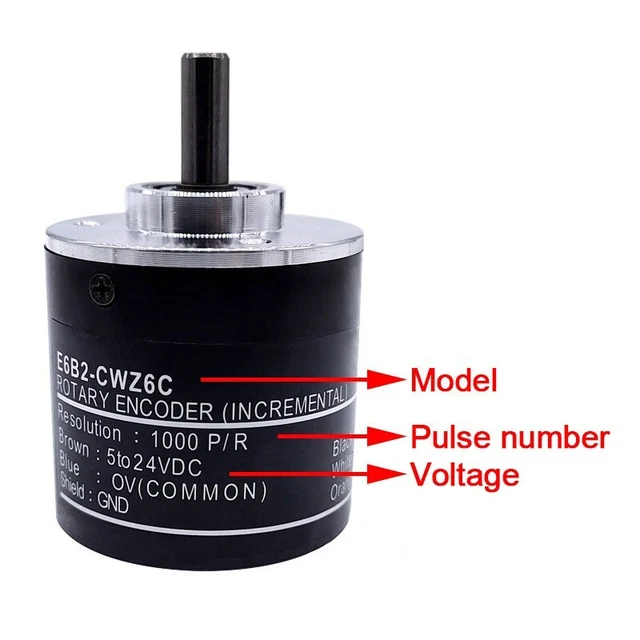 Encoder 5V DC 1000/1024/2000p/r E6B2-CWZ6C Impulsgeber Optionaler Geber