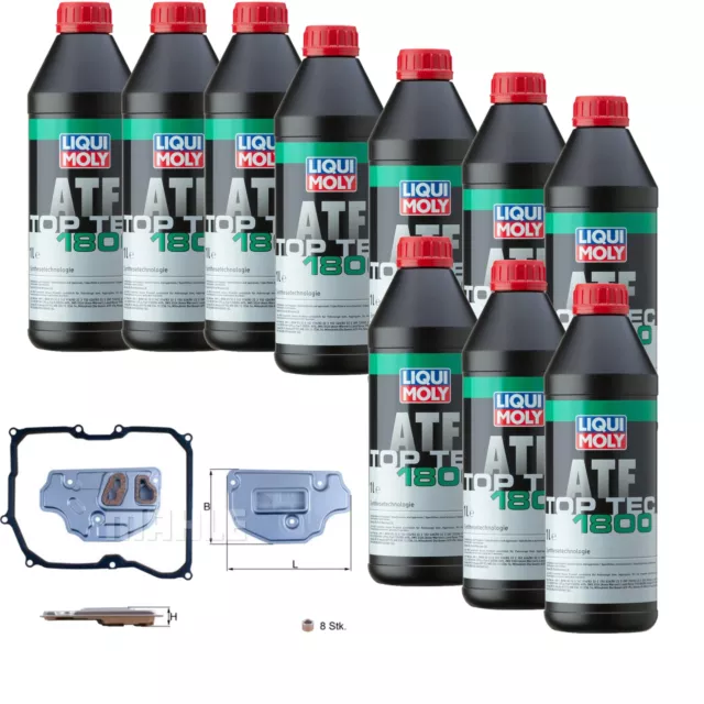 Liqui Moly Top Tec Atf 1800 10L Mahle Filtre à Huile de Transmission pour VW IV