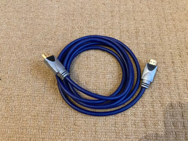 Vivanco 2m Gold-Plated Connector HDMI Male to HDMI Male Cable, Purple MAKE OFFER