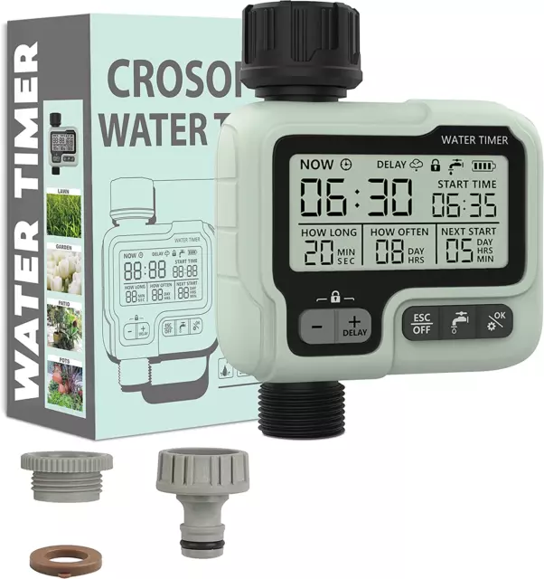 Centralina Irrigazione Giardino Timer Irrigazione Automatico Programmatore Irrig