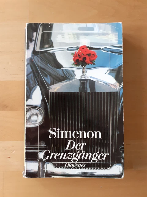 GEORGES SIMENON - Der Grenzgänger * dt. EA 1994 * Diogenes TB * Krimi