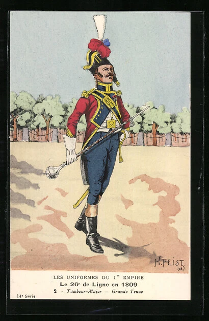 Figurine d'officier d'infanterie de ligne en 1810 Bestsoldiers 75mm