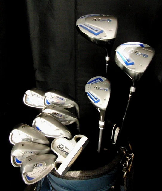 Set Ben Sayers M20i 5-SW + Fahrer + 3 Holz + 4 Hybrid + Putter + Tasche