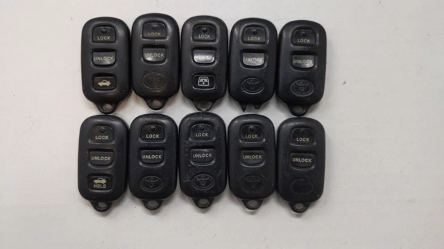 Lot of 10 Toyota Keyless Entry Remote Fob GQ43VT14T | HYQ12BAN BX27M