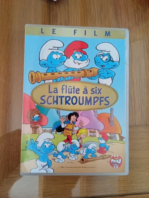 LA FLUTE A SIX SCHTROUMPFS - Le Film DVD comme NEUF